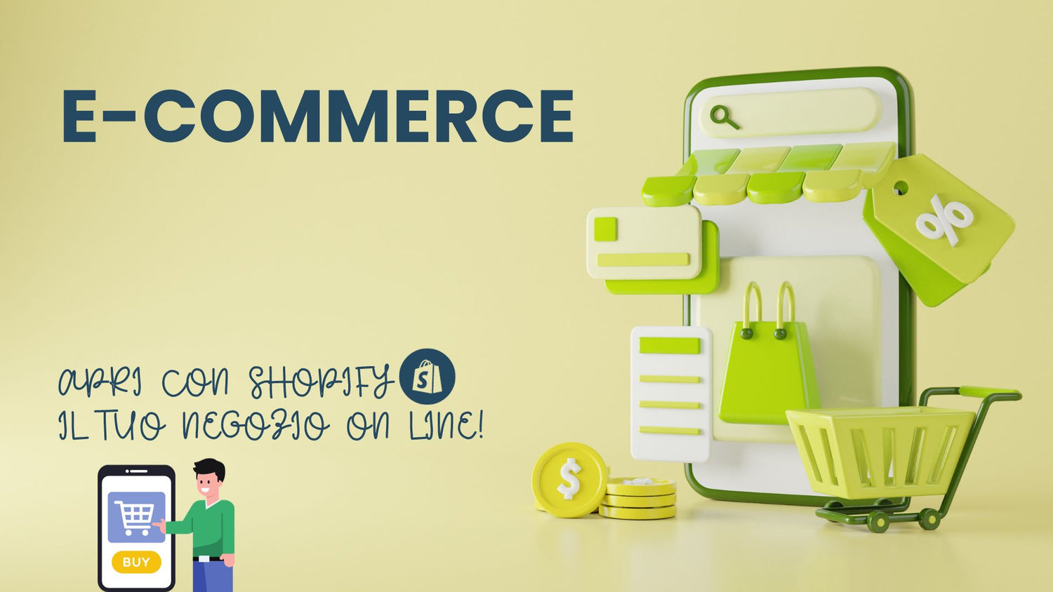 Conosci già Shopify? Ti vogliamo illustrare tutti i vantaggi di aprire un negozio online!